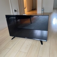 テレビ(chromecast付き)、折りたたみテーブル