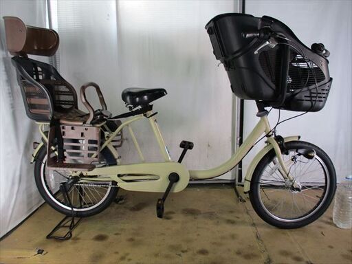 C315　限定特価　整備済み★タケダ★子乗せ3人乗り中古自転車 【20インチ 　ベージュ】
