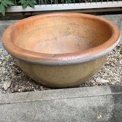 大型の陶器鉢