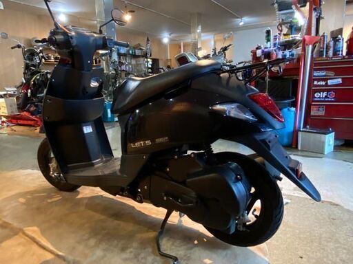 □SUZUKI LET'S 2BH-CA44A 2021年 スズキ レッツ ブラック 50cc 2956km 実動! 原付 原チャリ スクーター バイク 札幌発★ □SUZUKI LET'S 2BH-CA44A 2021年 スズキ レッツ ブラック 50cc 2956km