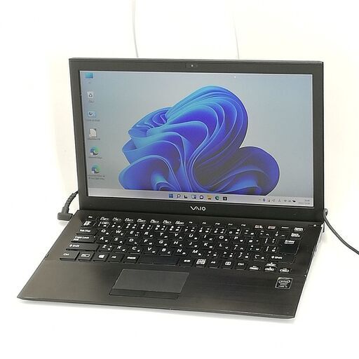 保証付 高速SSD 13.3型 ノートパソコン SONY VJP132C11N 中古良品 第5世代 Core i5 4GB 無線 Bluetooth Webカメラ Windows11 Office