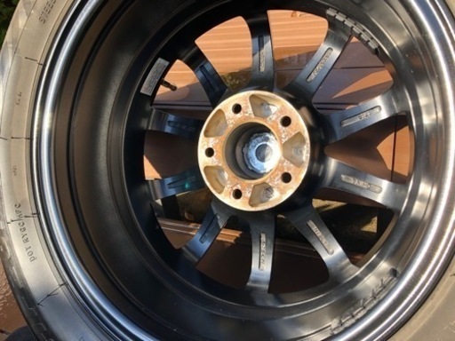 日産ジュークで使用！205/60R16 ホイールセット　ホイール美品