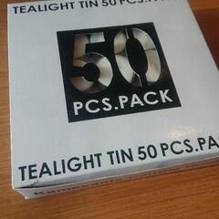 TEALIGHT TIN 50 PCS.PACK