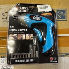 BLACK & DECKER 電動ドライバー