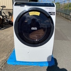 【ネット決済・配送可】ドラム式洗濯機　HITACHI   ２０１９年