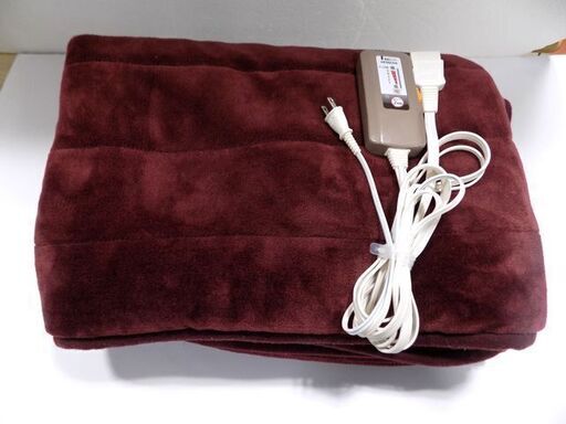 新札幌発★美品★HITACHI◆電気敷毛布 HLM-102MSRX◆2019年式 約幅200cm×高さ100cm 丸洗いOK 抗菌・防臭加工 No.1286
