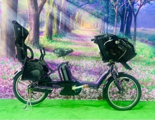 Ⅱ 4425 長生きバッテリー8.9A 新品日本製タイヤ20　子供乗せ電動自転車