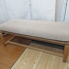 リビングでもダイニングでもつかえるベンチ/2人用/オーク材/シンプル/40.5×115×46/良品計画/無印良品/MUJI/中古品/JKN4620/