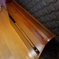 ベットフレーム セミダブルベット 収納ベット 