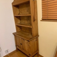 引越しが決定し値下げします❗️ カントリー調　シェルフ棚　本棚