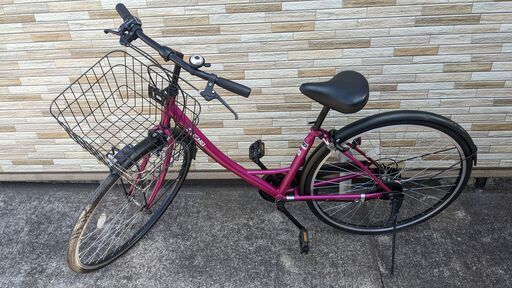 中古自転車 6段変速 27インチ （ノーマルライト） 軽整備済み 安い 防犯登録 町田市 麻生区 神奈川 016ky