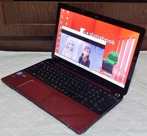 人気のレッド きれい】Windows11 Pro ブルートゥース Core i3搭載 東芝 
