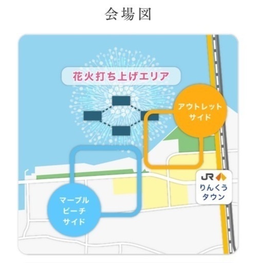 2022 りんくう芸術花火　チケット　2枚
