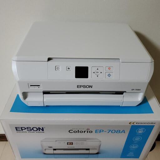 【取引中】Colorio　インクジェットプリンター　複合機　EP-708A