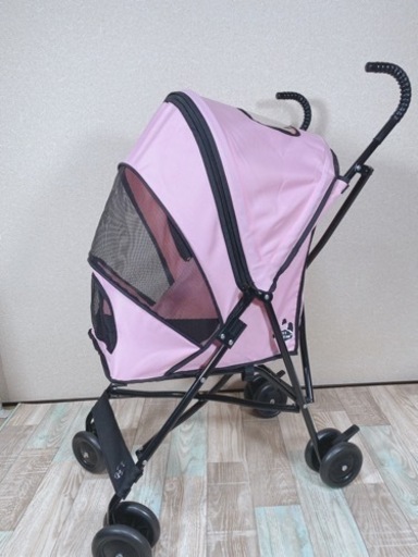 【美品】ペットギア PETGEAR ペットカート 耐荷重6.8kg ピンク
