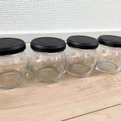 金澤ぷりん 空き瓶4つ＋ジャム 空き瓶2個