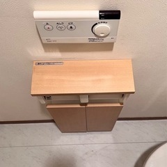 INAX リクシル　トイレ　温水便座　ウォシュレット　　収納棚　ホルダー紙巻器