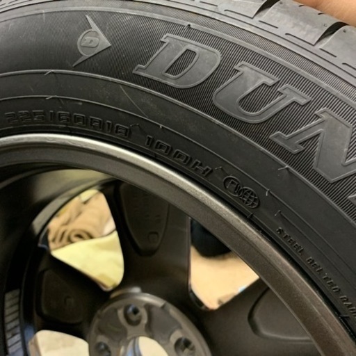 タイヤ　アルミホイール付　DUNLOP 値下げしました。