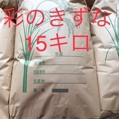 令和4年　新米　彩のきずな🌾　15キロ　玄米　お試し用‼️限定2...