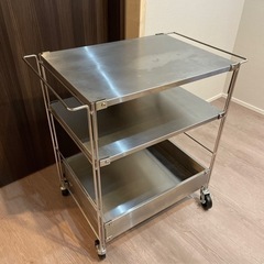 ステンレスユニットシェルフワゴンセット | 無印良品