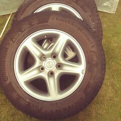 16インチ中古アルミホイール付きスタットレスタイヤ4本セット