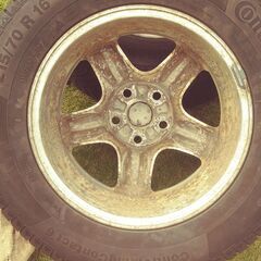 16インチ中古アルミホイール付きスタットレスタイヤ4本セット