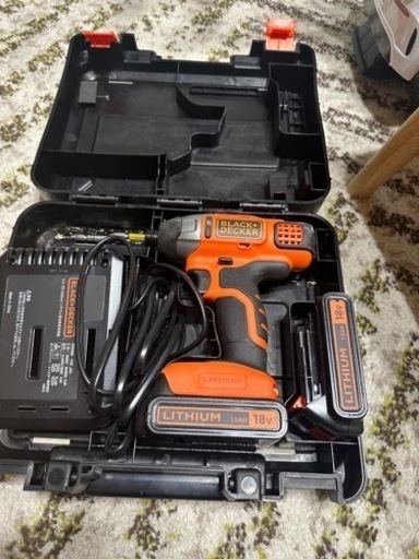 BLACK +DECKER 18vインパクト