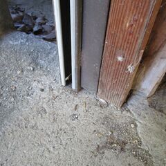 価格交渉OK 引き取りのみ 奈良県下市町◆手動 鍵なし 東洋シャッター W1440mm H2240mm 2枚セット◆上げ下ろしは滑らかです