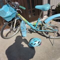 24インチ　自転車　ヘルメット　膝宛て付