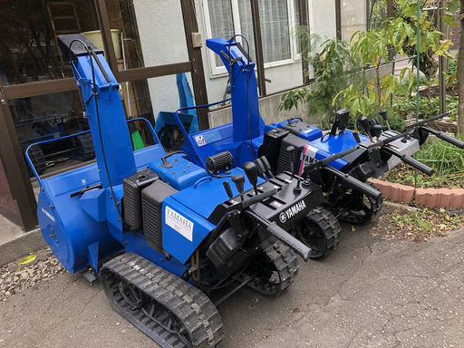 取り引き決定致しました。No.1 ヤマハ除雪機　中古　YT875E 8馬力　左右電動シューター　サイドクラッチ付き