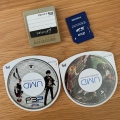 ペルソナ3P、mhp2g、SDカード、GCメモリ