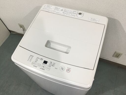 （2/8受渡済）JT5274【MUJI/無印 5.0㎏洗濯機】美品 2022年製 MJ-W50A 家電 洗濯 全自動洗濯機 簡易乾燥機能付
