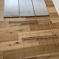 無印良品　スレンレスユニットシェルフ