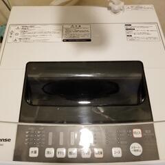 Hisense洗濯機あげます。