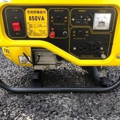 発電機です。実動