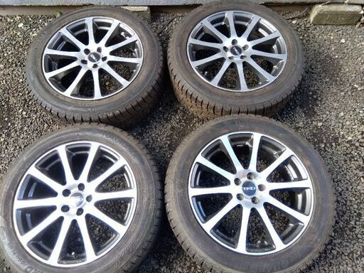 215/55R17 ヨコハマ iG50 2016年製 スタッドレスタイヤ TRD 17x7J