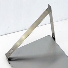 山口)下松市より　業務用ステンレス平棚 壁設置タイプ 幅1800×奥行300mm 営業業務店舗厨房キッチン 　BIZJK12H