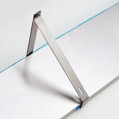 山口)下松市より　業務用ステンレス平棚 壁設置タイプ 幅1800×奥行300mm 営業業務店舗厨房キッチン 　BIZJK12H