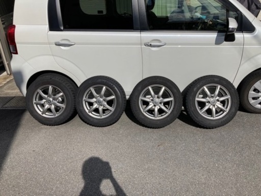 値下げ）スタッドレスタイヤ ホイールセット 14インチ① - タイヤ  