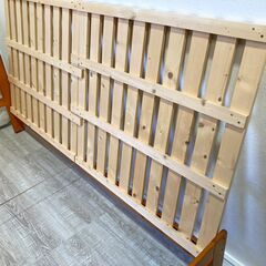 【成約済】美品 ドリームベッド製 シングルサイズベッドセット マットレス＆フレーム A0BX01015