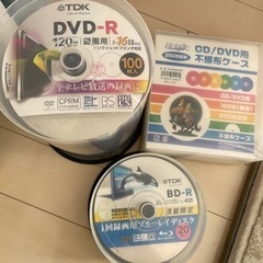 DVD-RとBD-RとCD、DVD用不織布ケース