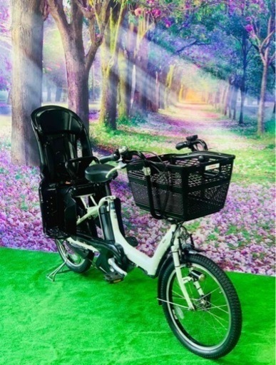 Ⅱ 4416 新品長生き8.9A 新品日本製タイヤ20 子供乗せ電動自転車
