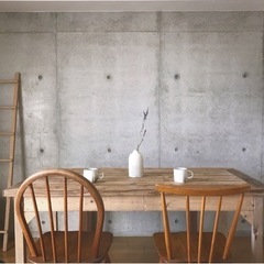 old wood dining table ４人がけ仕様