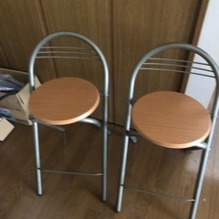 折りたたみ椅子　2個セット