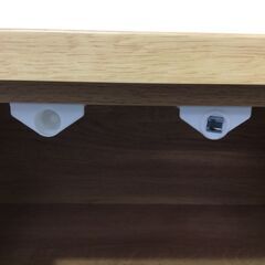 (11/2受渡済)JT5631【NITORI/ニトリ 食器棚 幅100cm】美品 コパン 100MRB LBR レンジボード レンジ台 キッチンカウンター キッチン収納