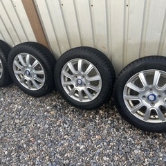 スタッドレスタイヤ９部山　アルミホイールセット　ブリヂストンVRX  155/65/14  商品説明を良くご覧ください。