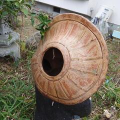 お話中・たぬきの置物