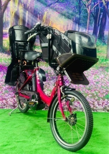 Ⅱ 4410 長生きバッテリー8.9A 新品日本製タイヤ20　子供乗せ電動自転車