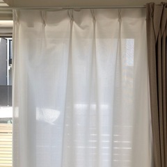 【カーテン】ニトリ　ノーブル3 レースアラン　2窓分