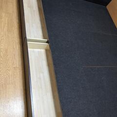 収納、コンセント付き♪ダブルベットフレーム